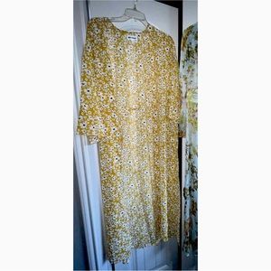 Floral duster kimono